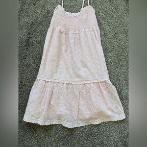 NWOT La Hearts Light Pink Eyelet dress size xs